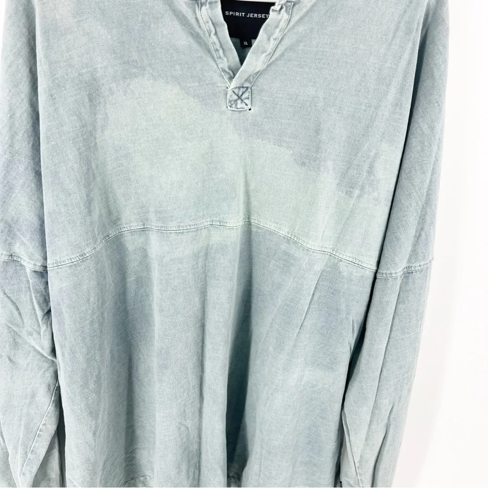 ✅ SPIRIT JERSEY GREEN TYE DYE LONG SLEEVE NO BRANDING SIZE X-LARGE‎